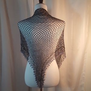 Kirk's Folly Accessories - Kirks Folly completely beaded black shawl Kirk's Folly Accessories - Kirks Folly completely beaded black shawl